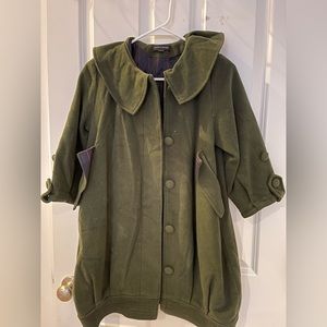 Green coat